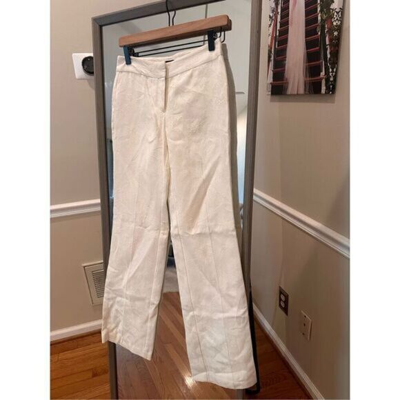 Express Wide‎ Leg Ivory Size 2 NWT Pants - Picture 1 of 5